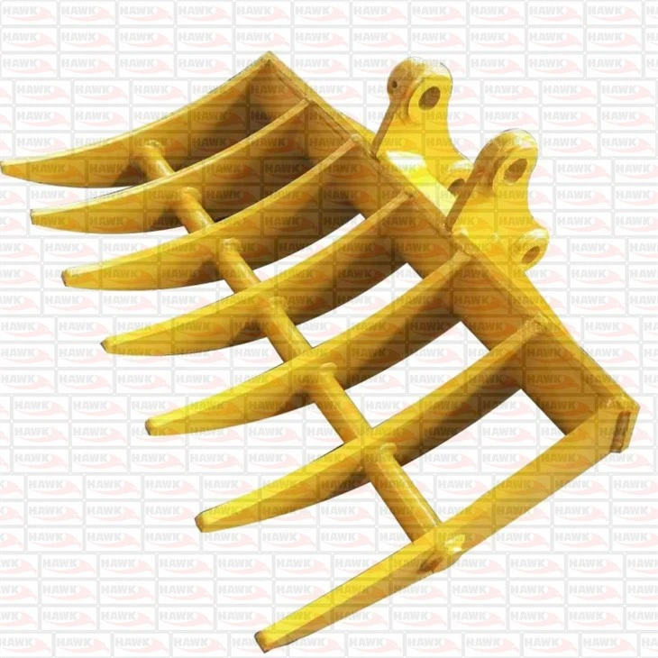 Excavator Rake Attachment For Farm