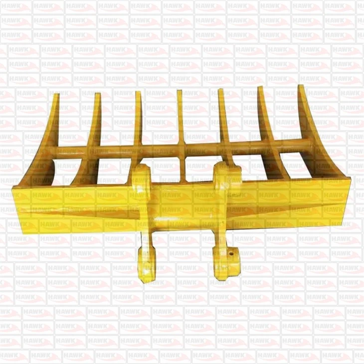 Excavator Rake Attachment For Farm