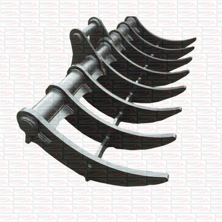 Excavator Rake Attachment For Farm
