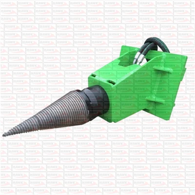 شکاف مخروطی نصب شده در بیل نجاری