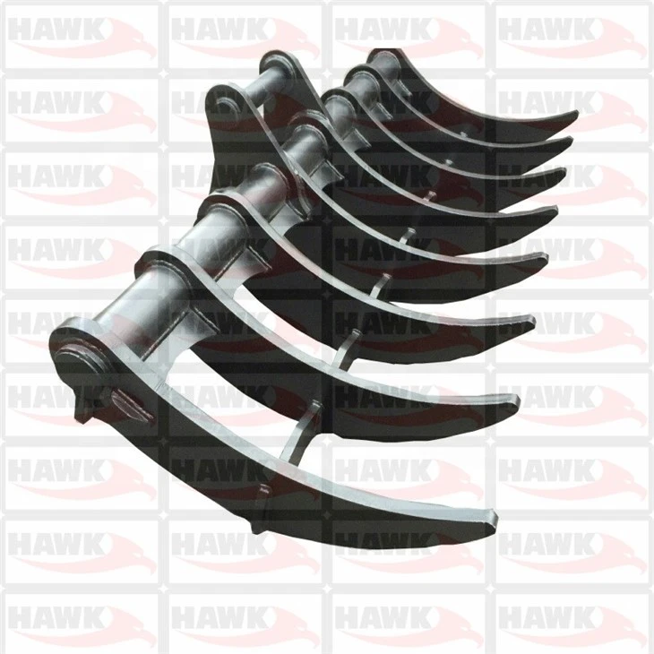 Hawk06 Excavator Stick Rake