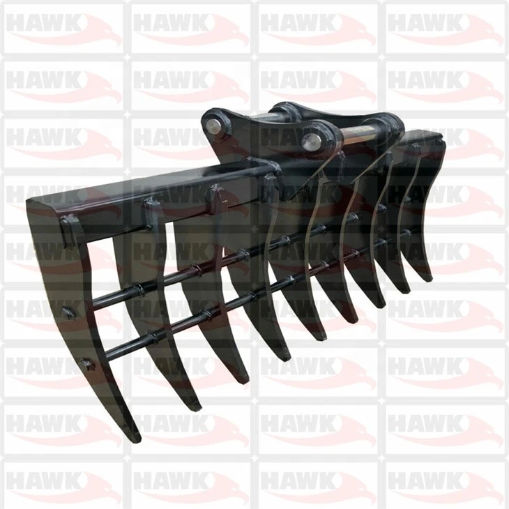 Hawk06 Excavator Stick Rake