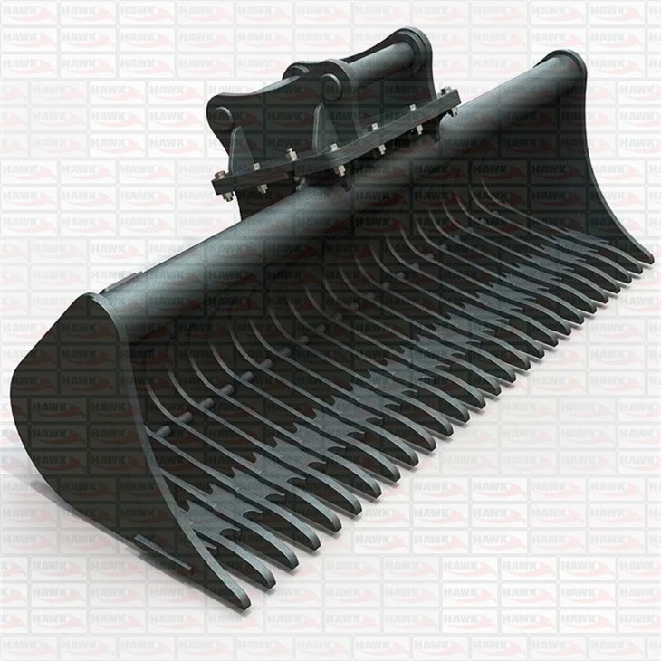 Mini Digger Land Rake Bucket